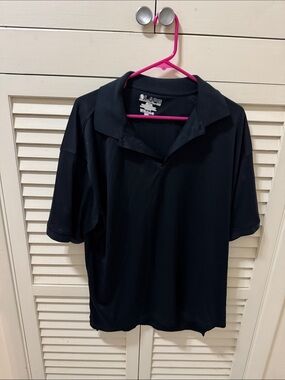 Black Performance Polo Shirt - Unbranded